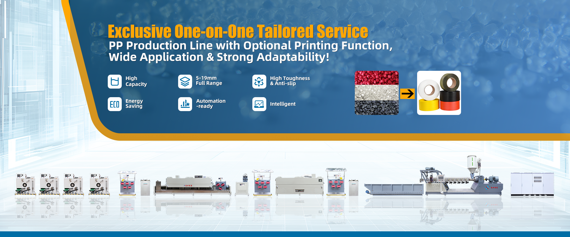 Qualität PP-Gürtelherstellung usine