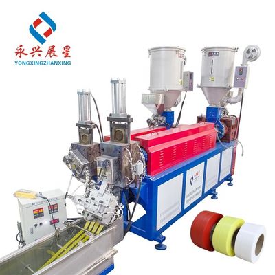 Guter Preis 9 mm Twin Screw PP Verpackungsgürtel Herstellungsmaschine Polyester Ziehband Online