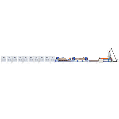 Guter Preis Einschraubende PP-Streifenband-Extrusionslinie PP-Kunststoff-Extrudermaschine Online