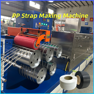 Automatische Kunststoff-Extruder Umreifungsband-Gürtelherstellungsmaschine PP-Haustierfracht-Verpackungsband-Produktionslinie