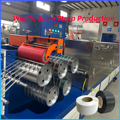 Ein Schraubband 250-300kg/h Pp Autoschnalle Plastikmachmaschine Haustier Verpackungsband Produktionslinie